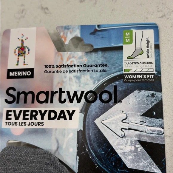 Women’s Smartwool Ankle Boot Bootie Socks Hiking Winter Medium Size 7-9.5 NWT - Picture 2 of 6